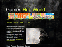 Tablet Screenshot of gameworldhub.com